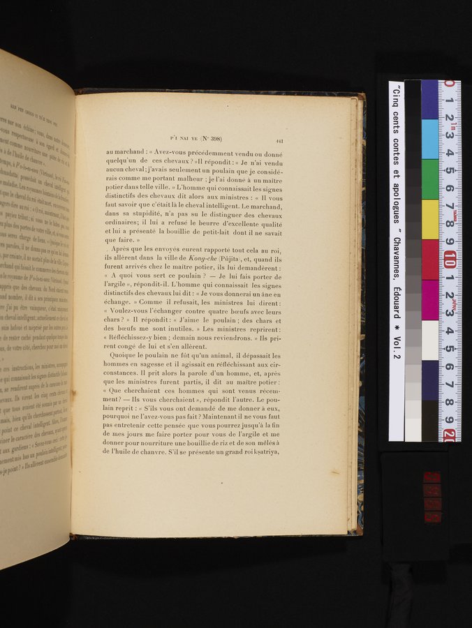 Cinq Cents Contes et Apologues : vol.2 / 455 ページ（カラー画像）