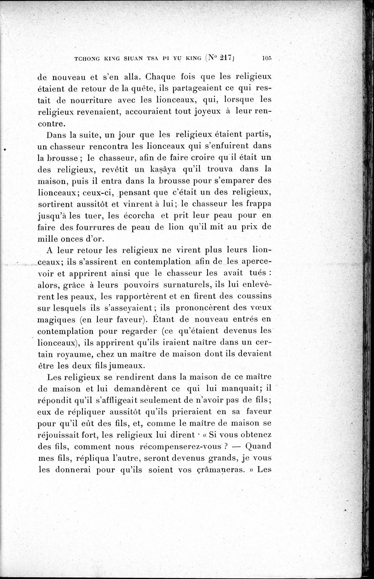 Cinq Cents Contes et Apologues : vol.2 / 119 ページ（白黒高解像度画像）
