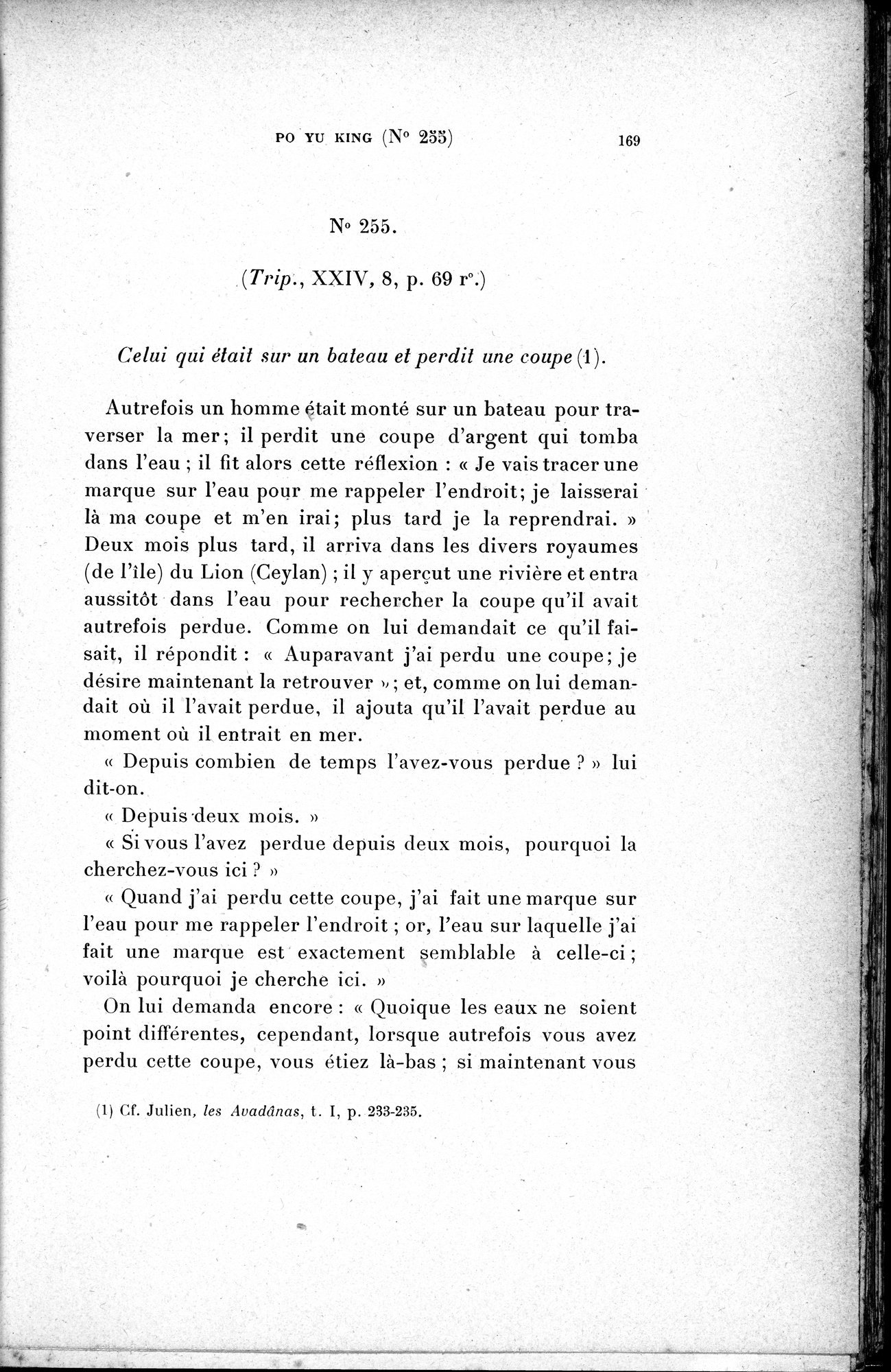 Cinq Cents Contes et Apologues : vol.2 / 183 ページ（白黒高解像度画像）