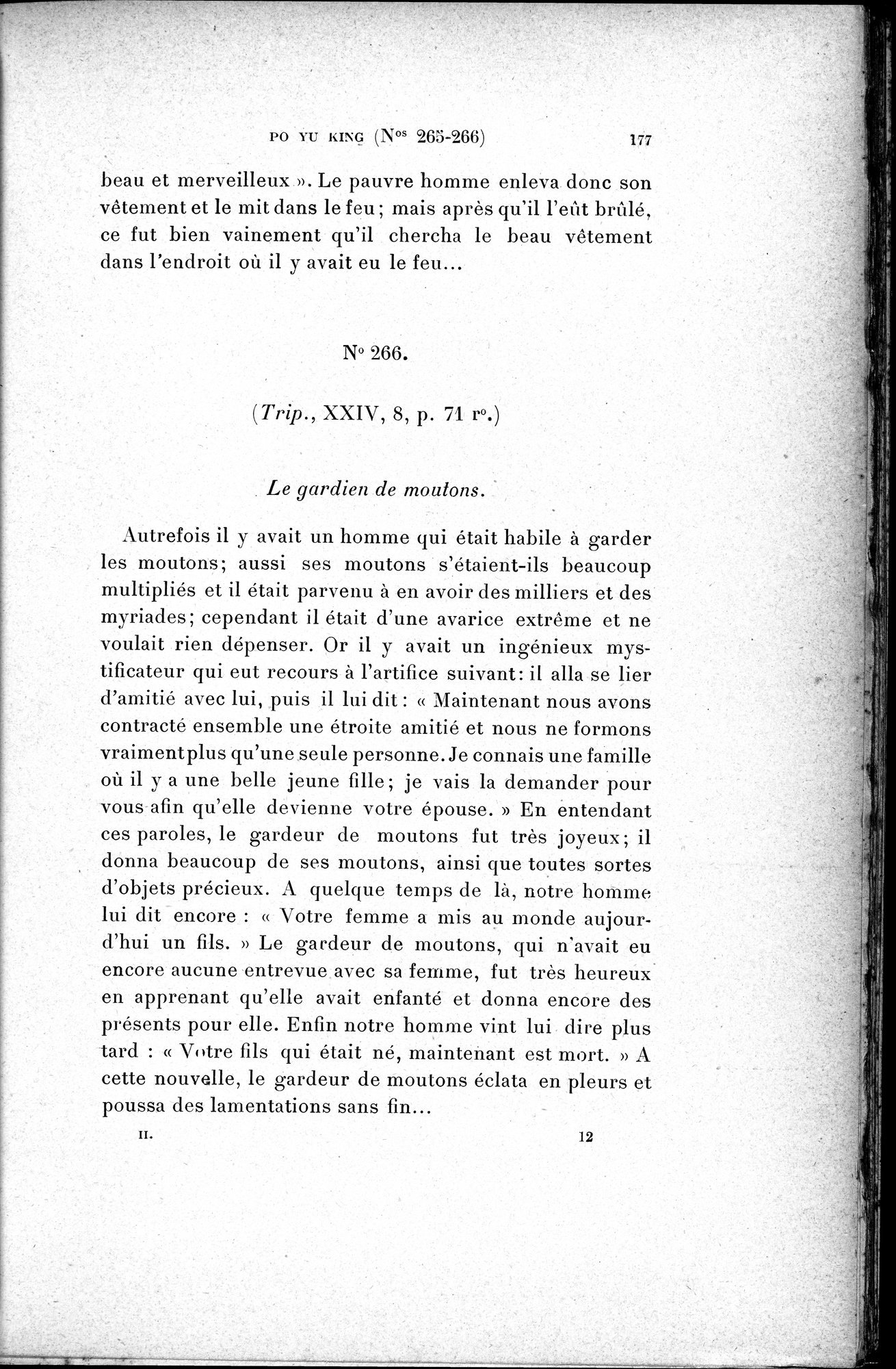 Cinq Cents Contes et Apologues : vol.2 / 191 ページ（白黒高解像度画像）