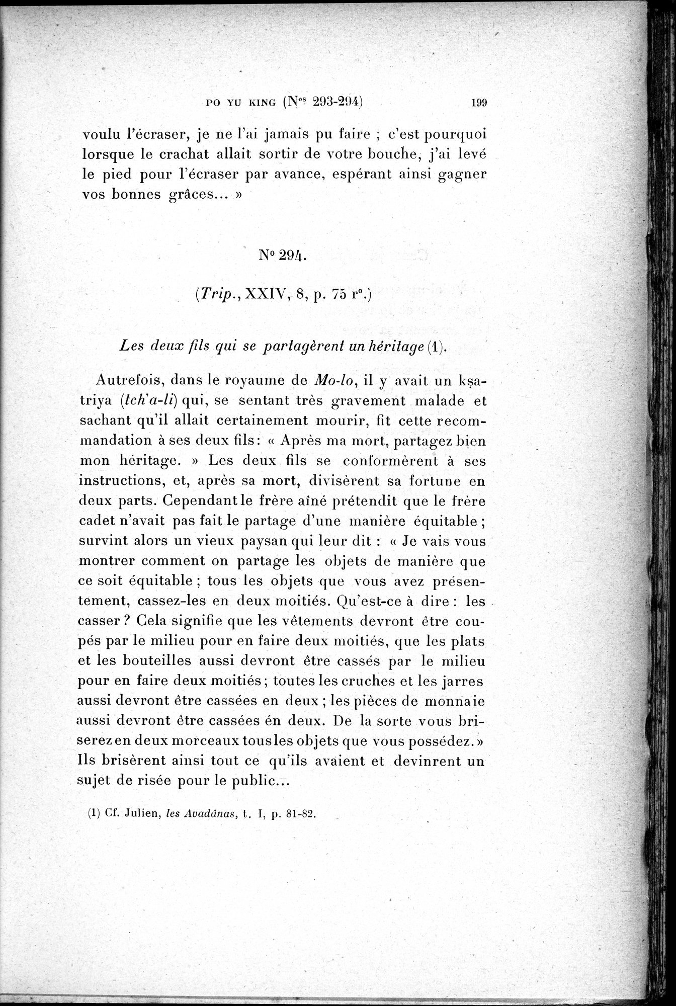 Cinq Cents Contes et Apologues : vol.2 / 213 ページ（白黒高解像度画像）