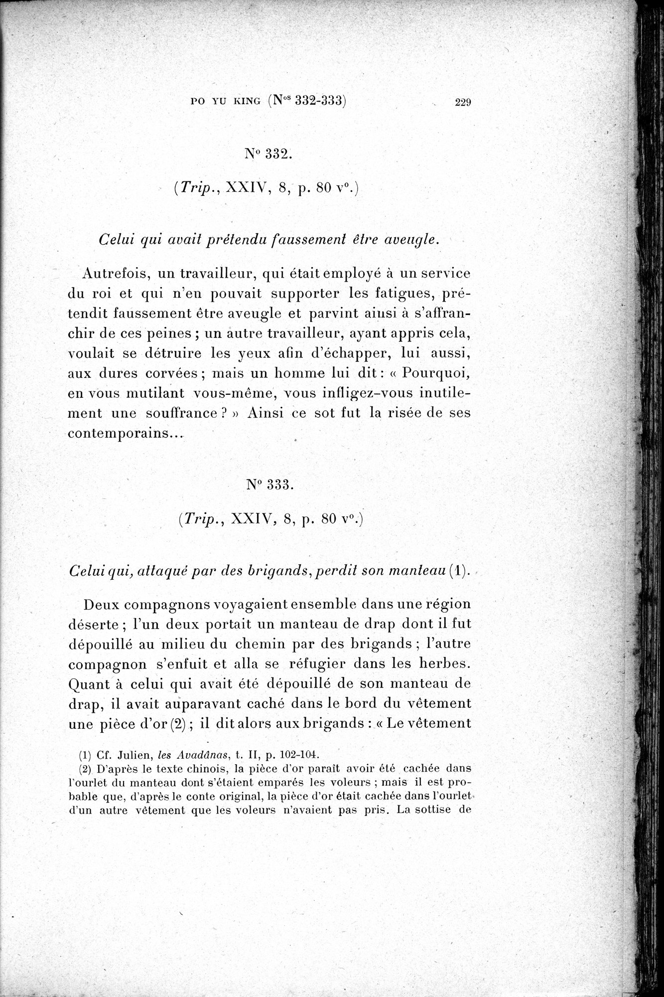 Cinq Cents Contes et Apologues : vol.2 / 243 ページ（白黒高解像度画像）