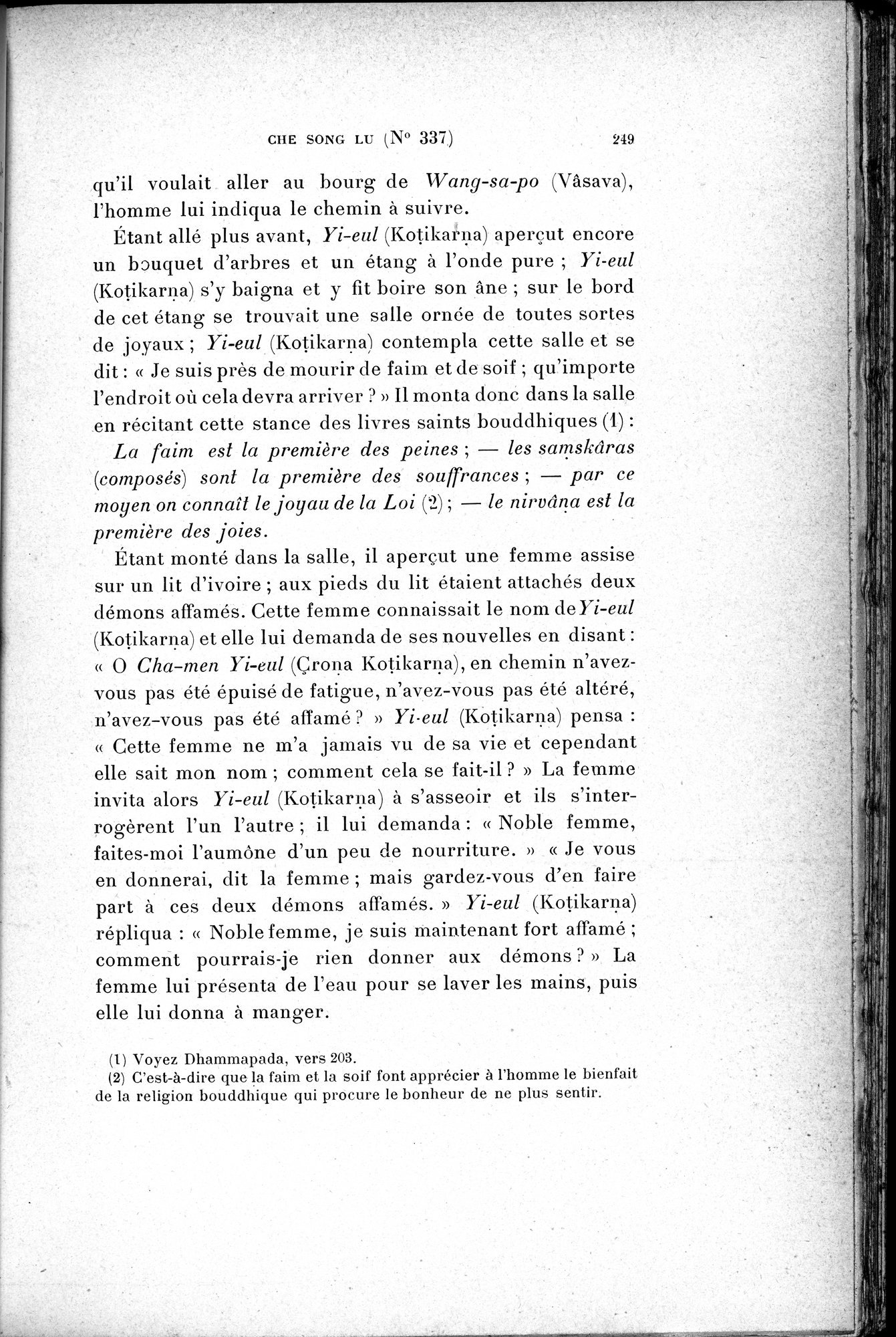 Cinq Cents Contes et Apologues : vol.2 / 263 ページ（白黒高解像度画像）