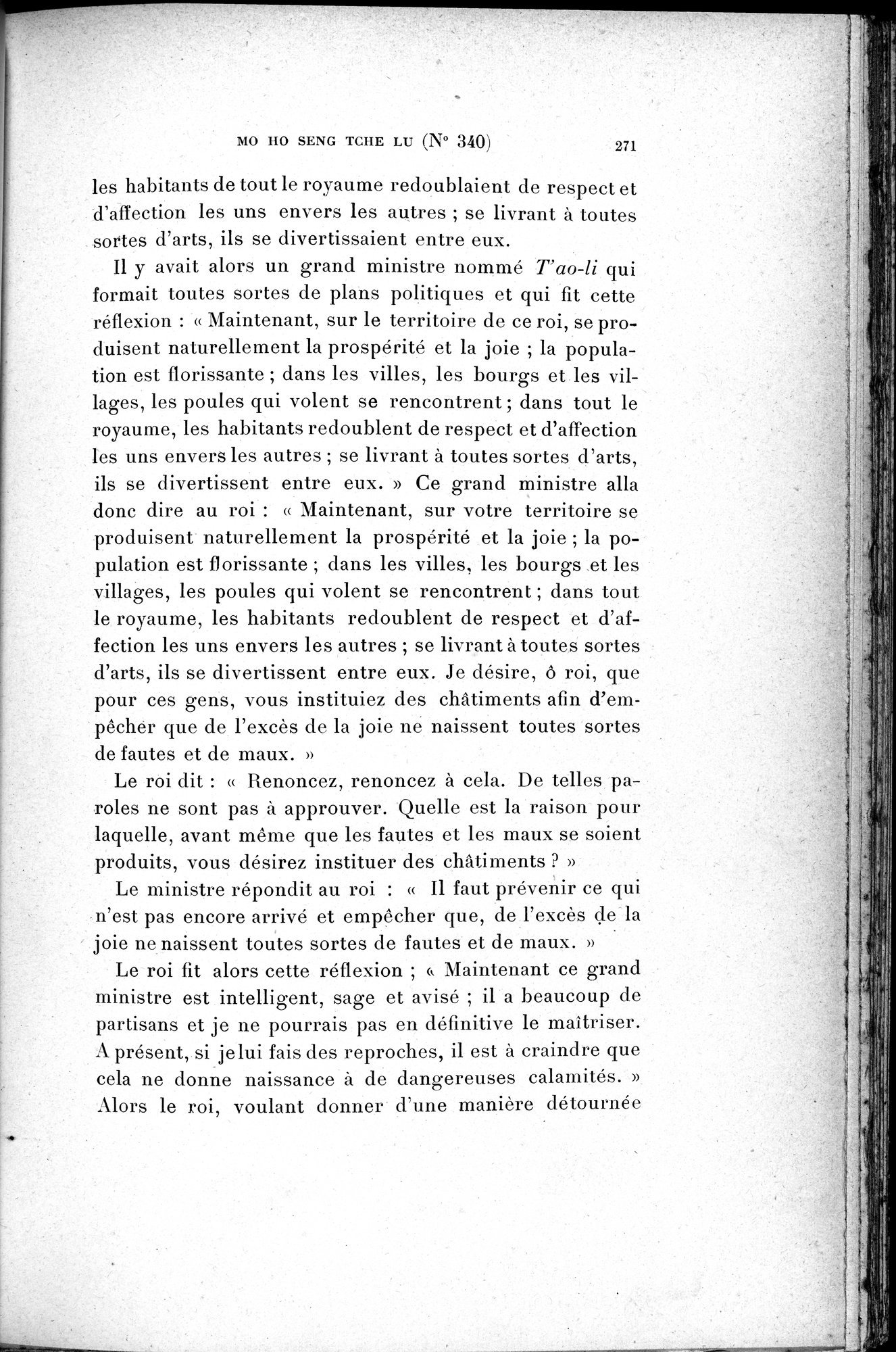 Cinq Cents Contes et Apologues : vol.2 / 285 ページ（白黒高解像度画像）