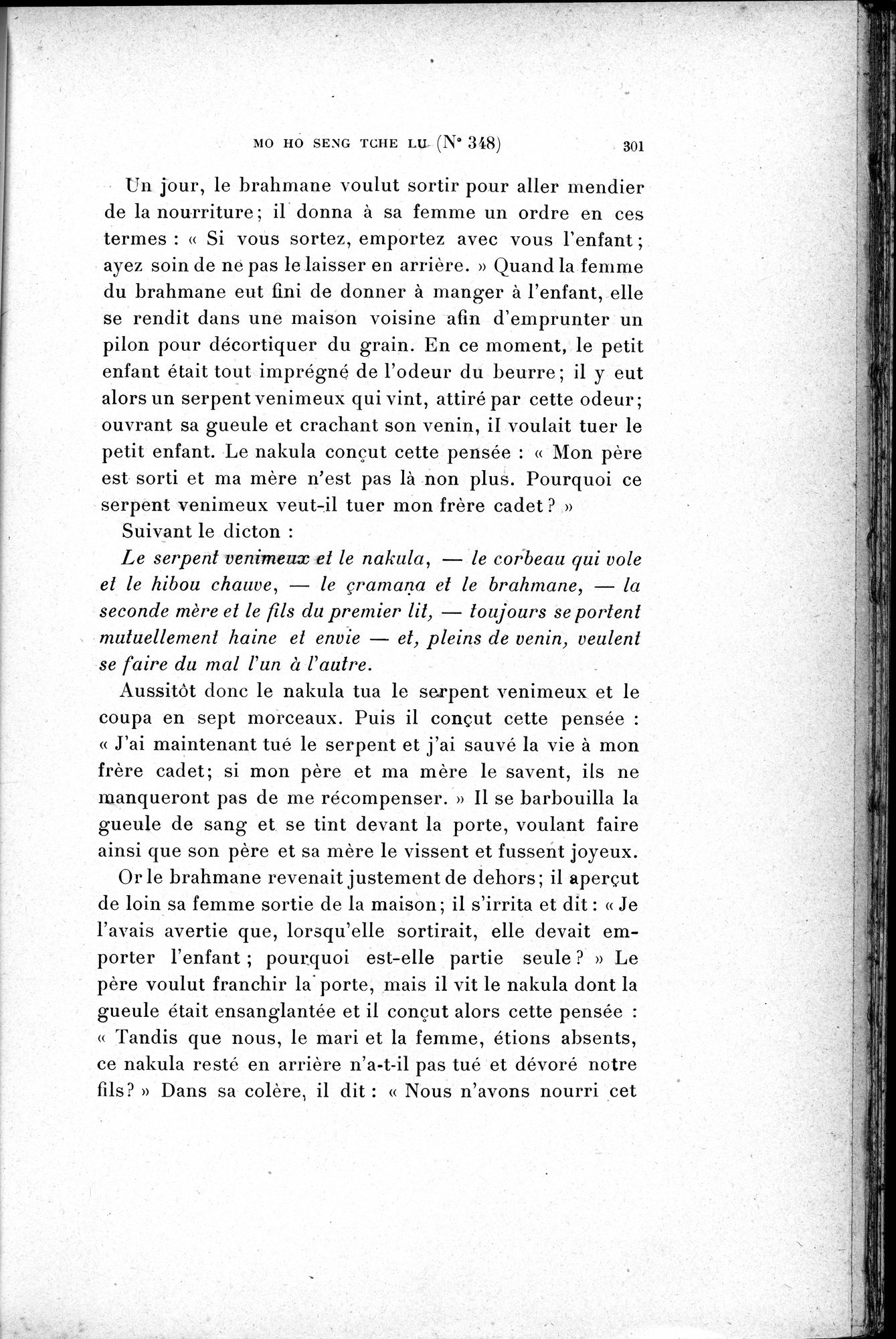 Cinq Cents Contes et Apologues : vol.2 / 315 ページ（白黒高解像度画像）