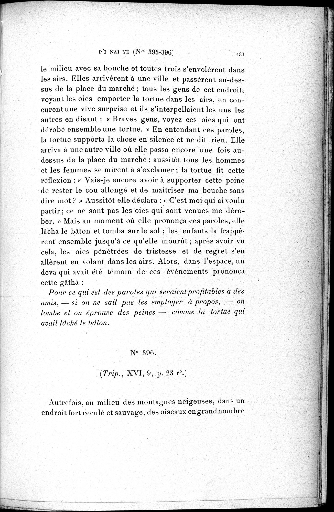 Cinq Cents Contes et Apologues : vol.2 / 445 ページ（白黒高解像度画像）