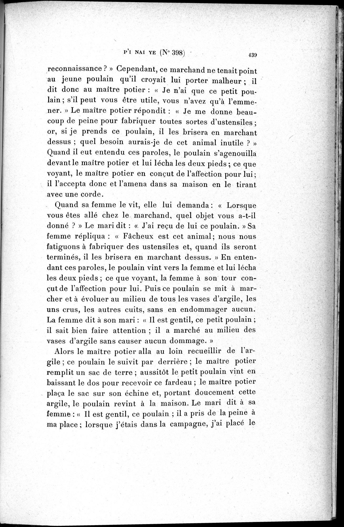 Cinq Cents Contes et Apologues : vol.2 / Page 453 (Grayscale High Resolution Image)