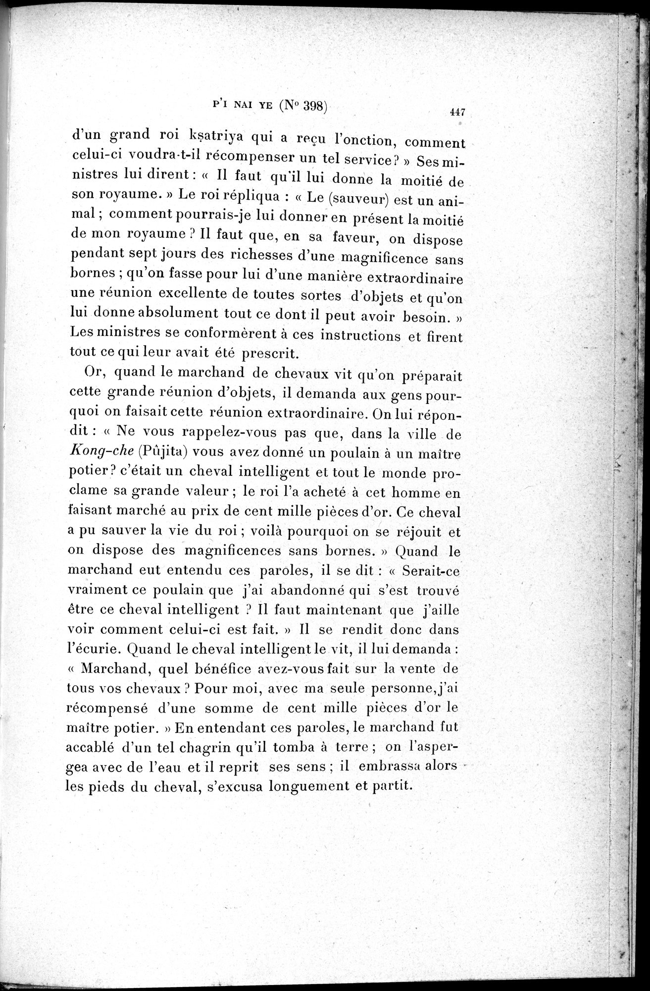 Cinq Cents Contes et Apologues : vol.2 / 461 ページ（白黒高解像度画像）