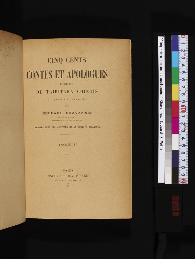 Cinq Cents Contes et Apologues : vol.3 / 7 ページ（カラー画像）