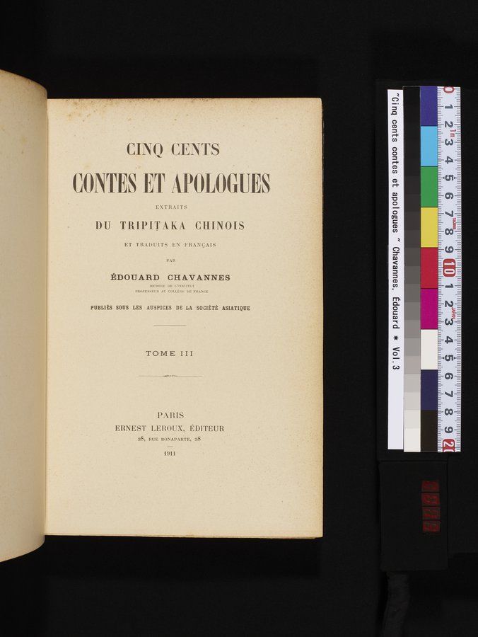Cinq Cents Contes et Apologues : vol.3 / 13 ページ（カラー画像）