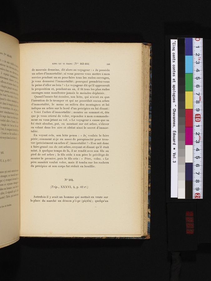 Cinq Cents Contes et Apologues : vol.3 / 263 ページ（カラー画像）