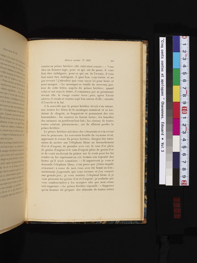 Cinq Cents Contes et Apologues : vol.3 / 407 ページ（カラー画像）
