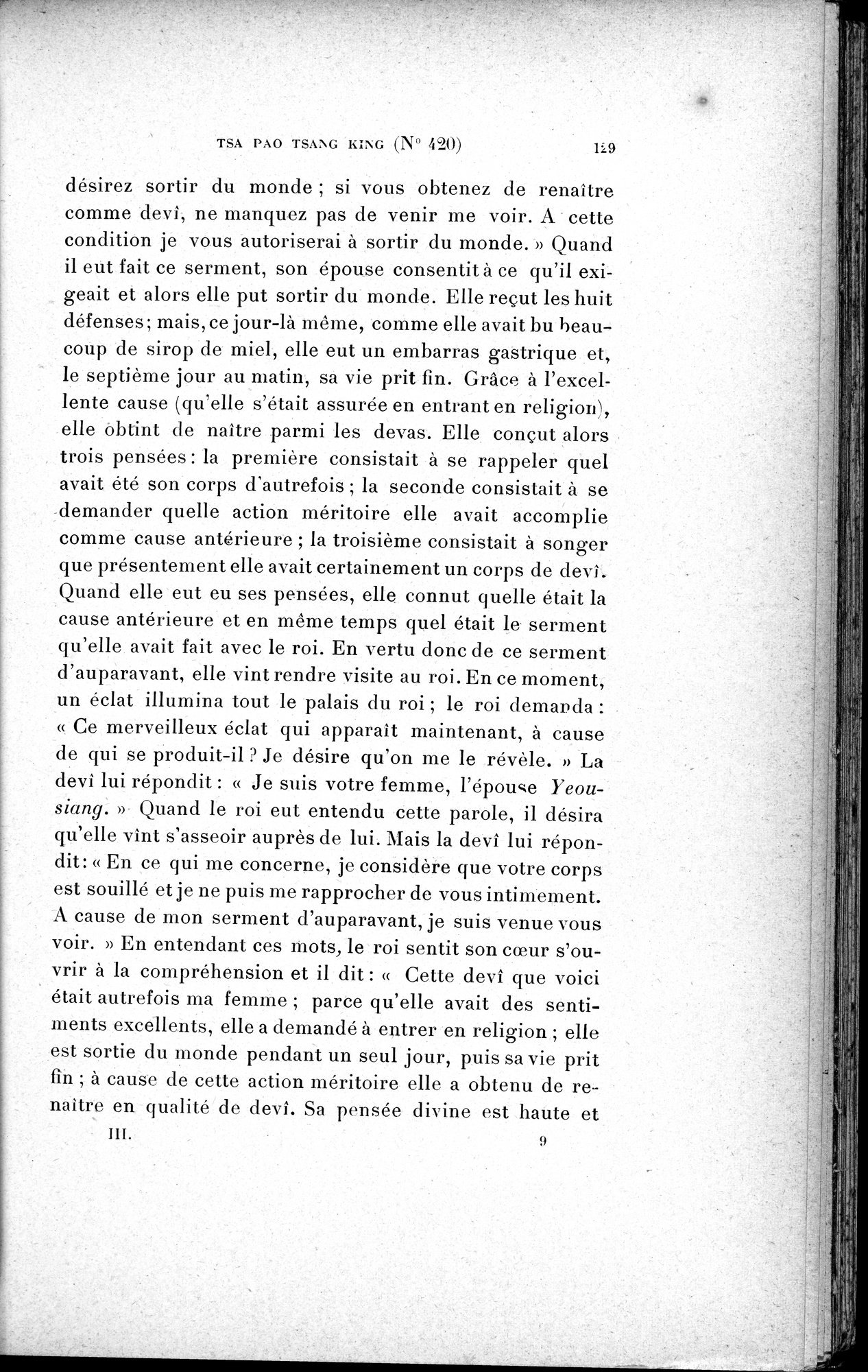 Cinq Cents Contes et Apologues : vol.3 / 143 ページ（白黒高解像度画像）