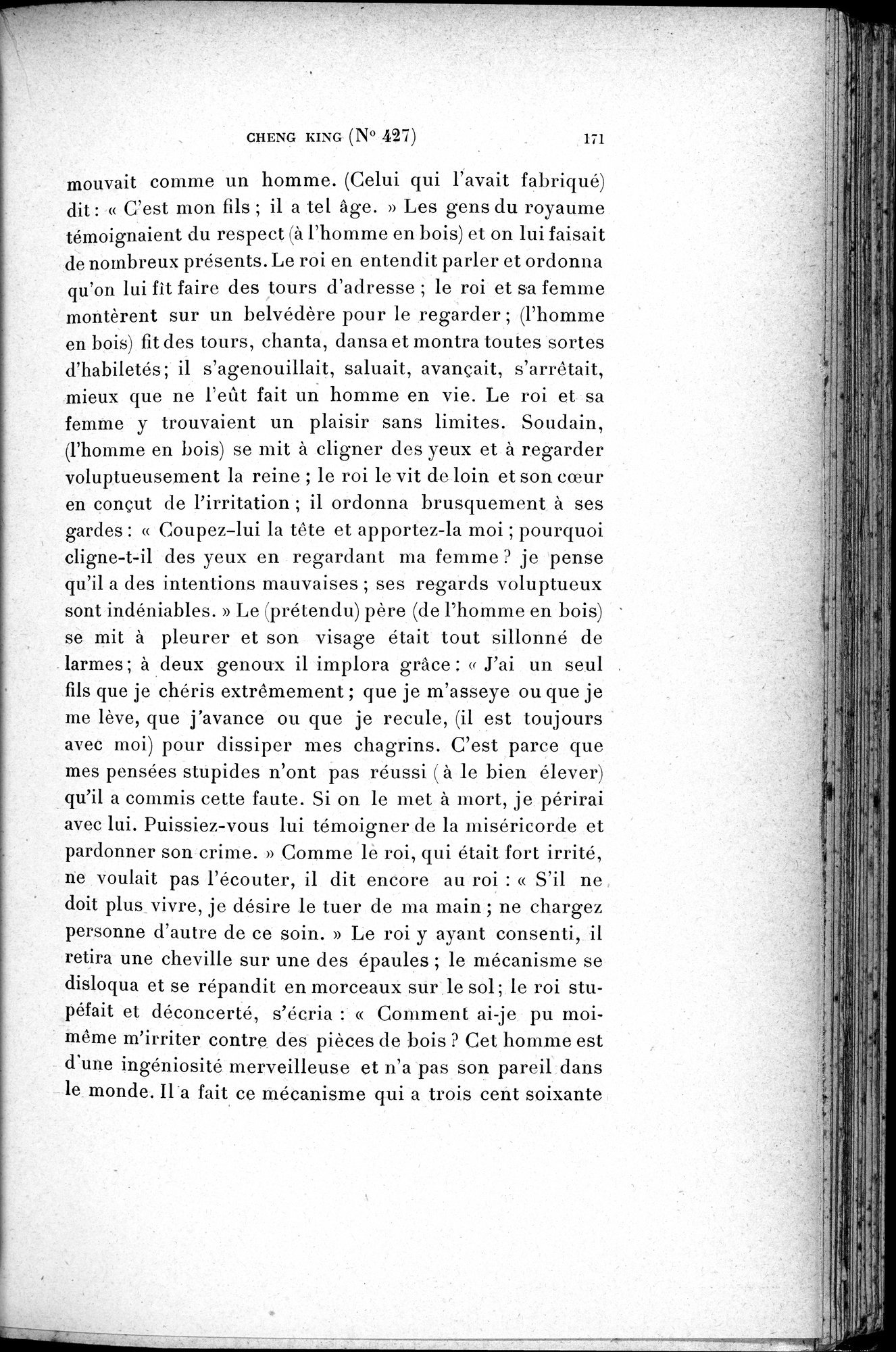 Cinq Cents Contes et Apologues : vol.3 / 185 ページ（白黒高解像度画像）