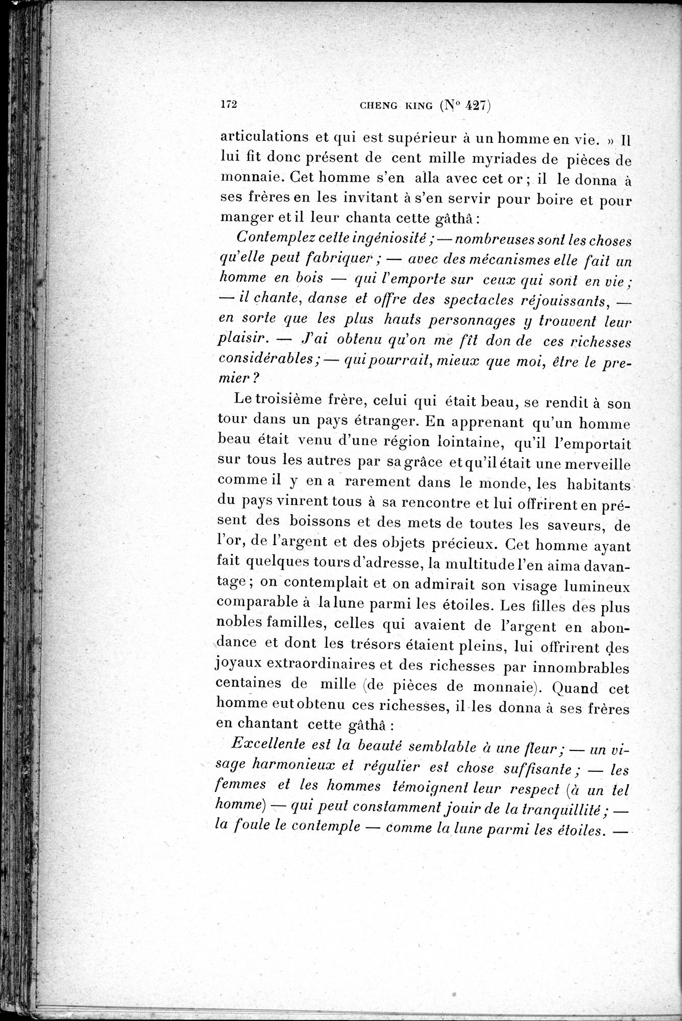 Cinq Cents Contes et Apologues : vol.3 / 186 ページ（白黒高解像度画像）