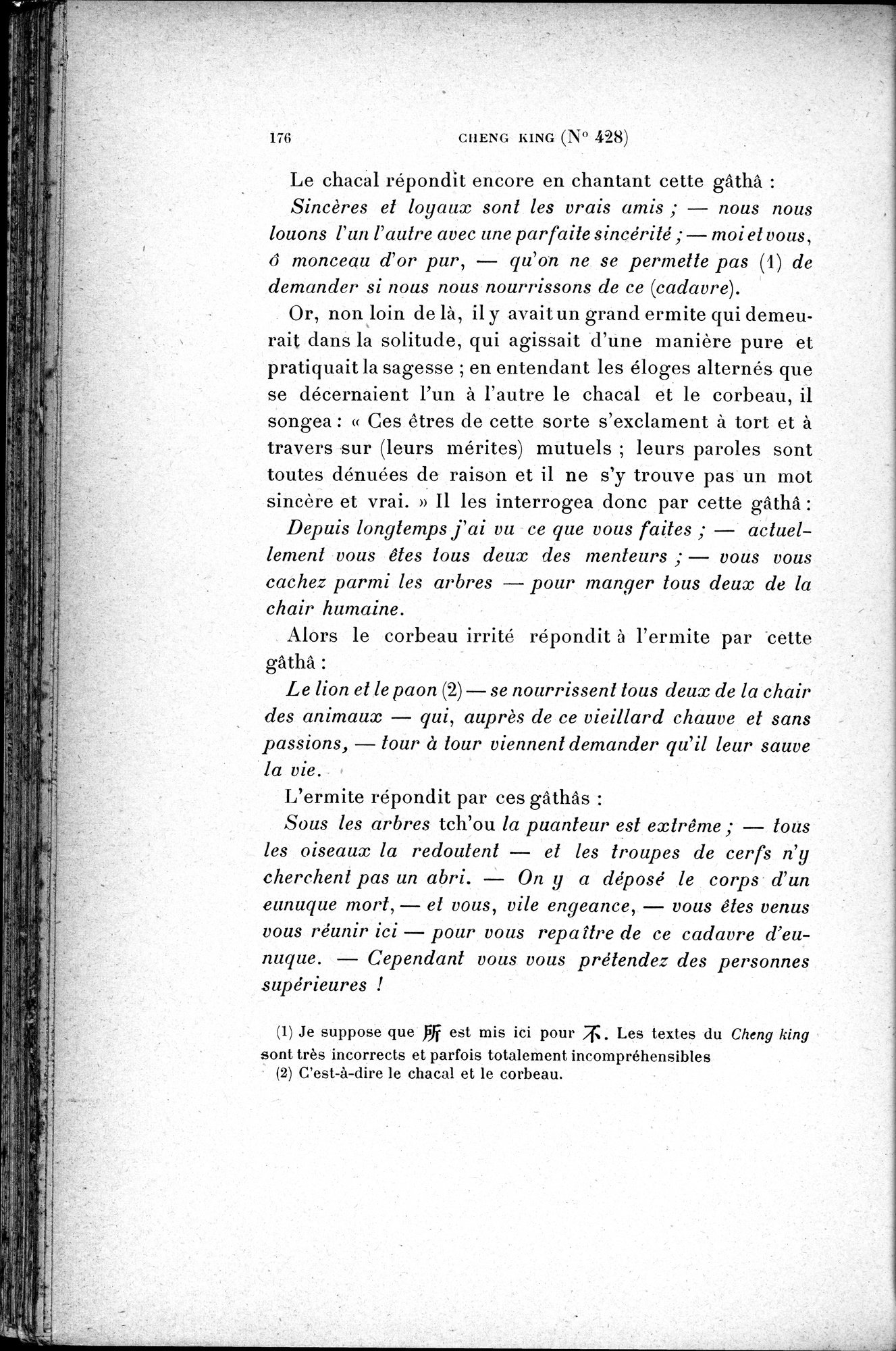 Cinq Cents Contes et Apologues : vol.3 / 190 ページ（白黒高解像度画像）