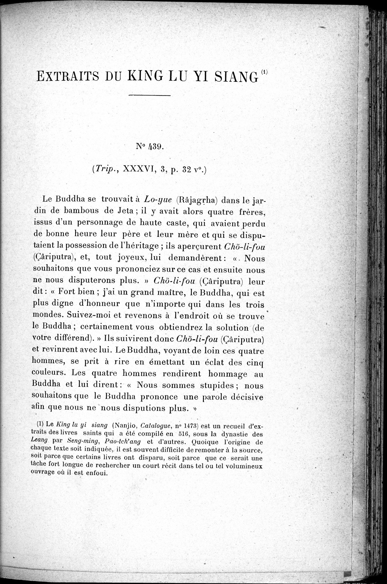 Cinq Cents Contes et Apologues : vol.3 / 221 ページ（白黒高解像度画像）