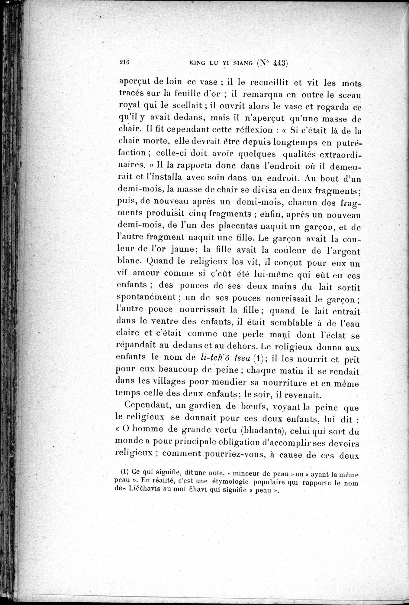 Cinq Cents Contes et Apologues : vol.3 / Page 230 (Grayscale High Resolution Image)