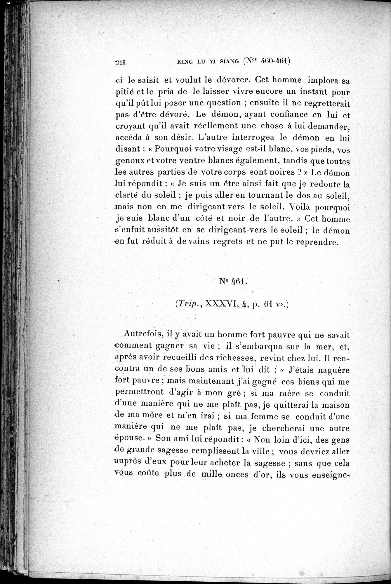 Cinq Cents Contes et Apologues : vol.3 / 260 ページ（白黒高解像度画像）