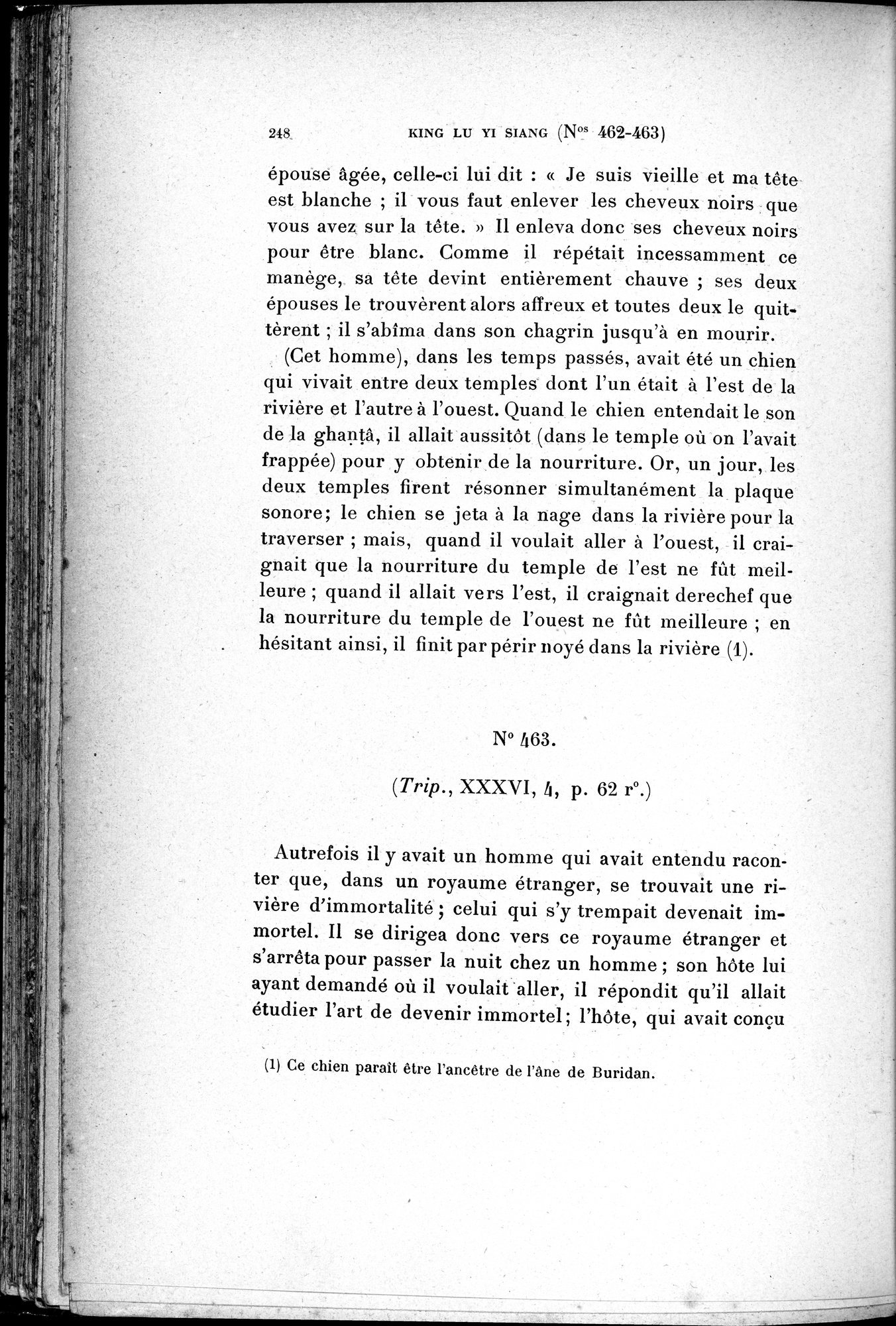 Cinq Cents Contes et Apologues : vol.3 / 262 ページ（白黒高解像度画像）