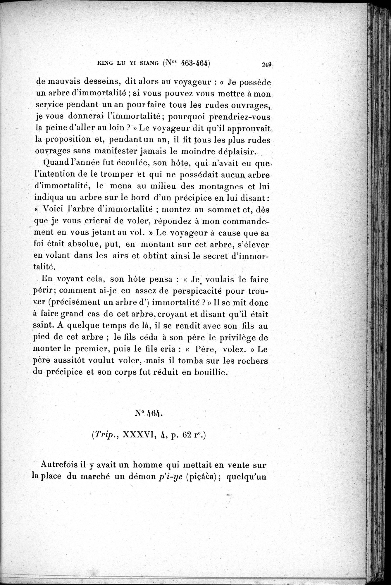 Cinq Cents Contes et Apologues : vol.3 / 263 ページ（白黒高解像度画像）