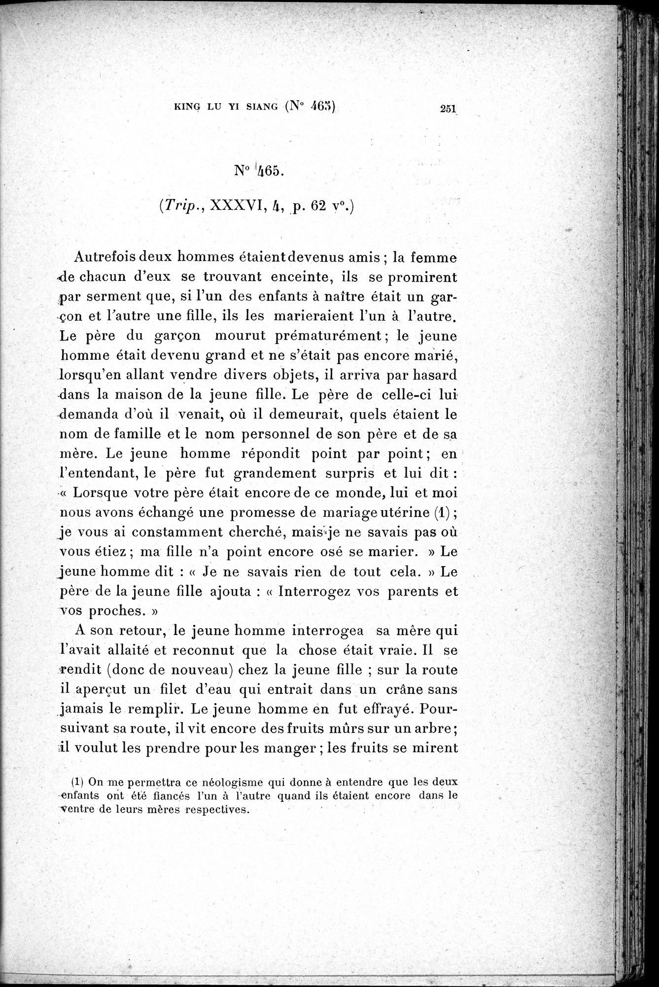 Cinq Cents Contes et Apologues : vol.3 / 265 ページ（白黒高解像度画像）