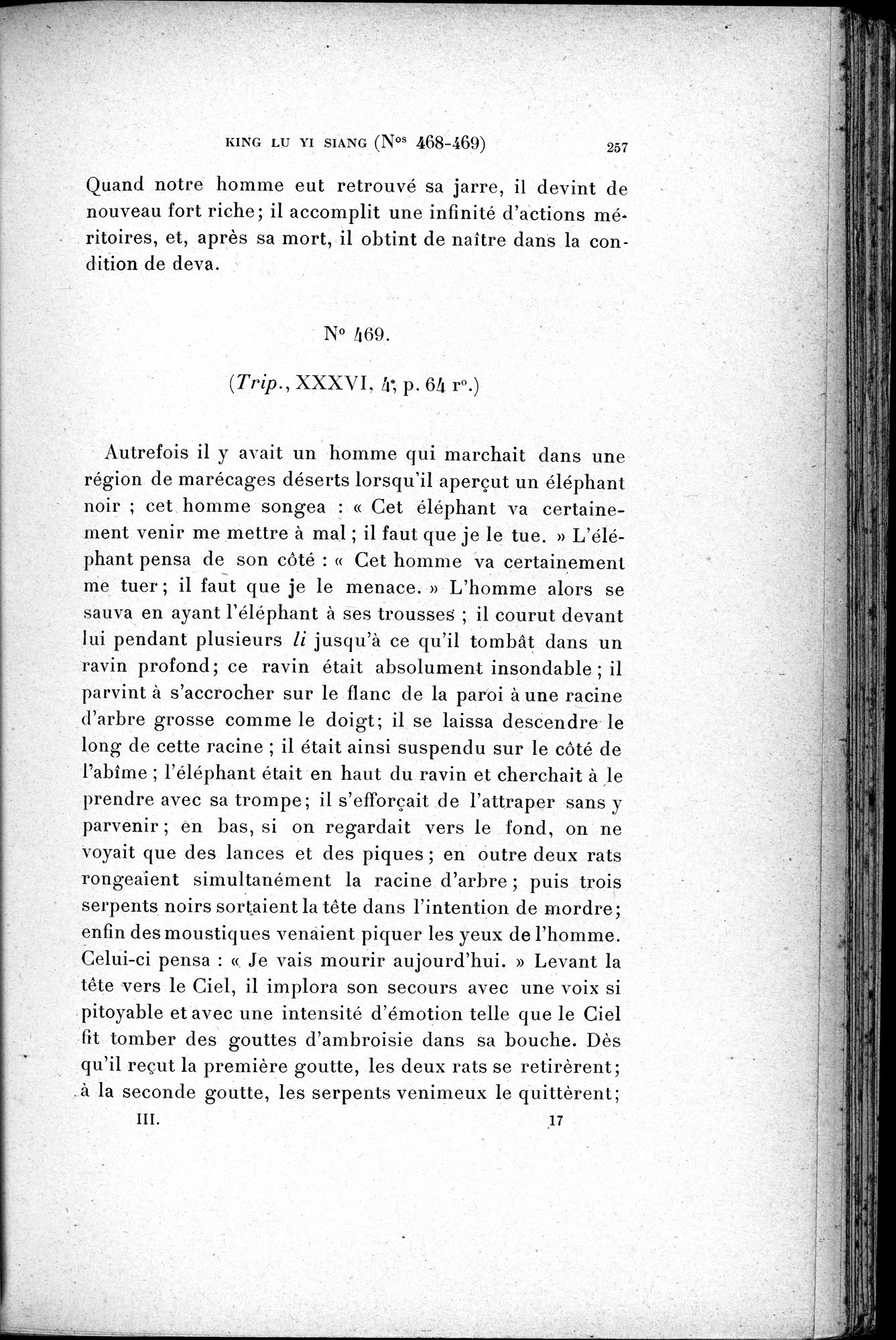 Cinq Cents Contes et Apologues : vol.3 / 271 ページ（白黒高解像度画像）