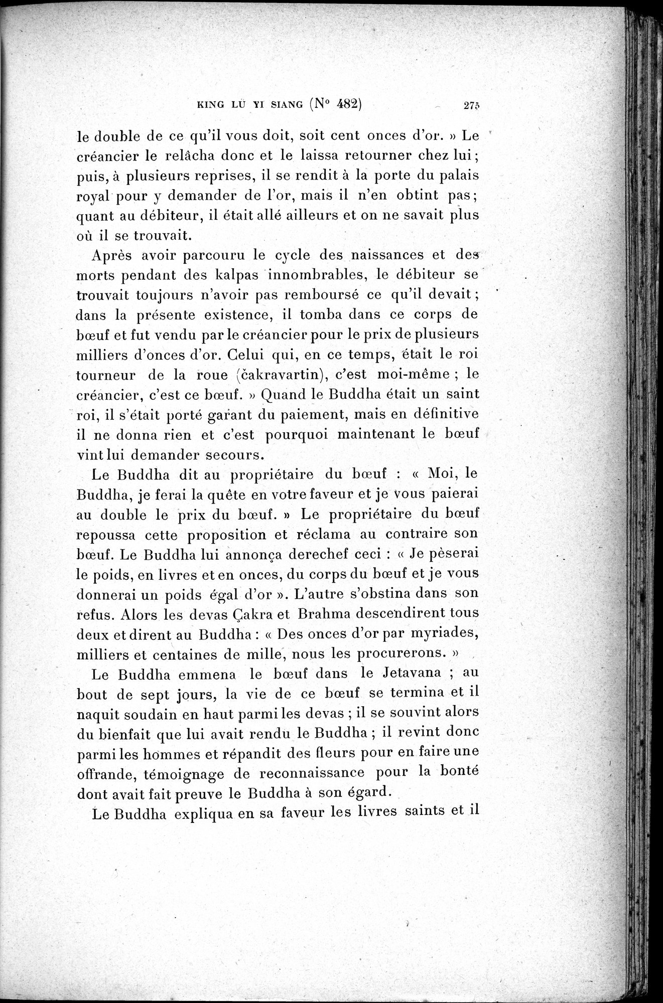 Cinq Cents Contes et Apologues : vol.3 / 289 ページ（白黒高解像度画像）