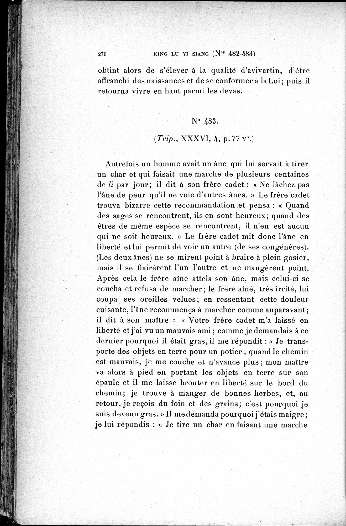 Cinq Cents Contes et Apologues : vol.3 / 290 ページ（白黒高解像度画像）