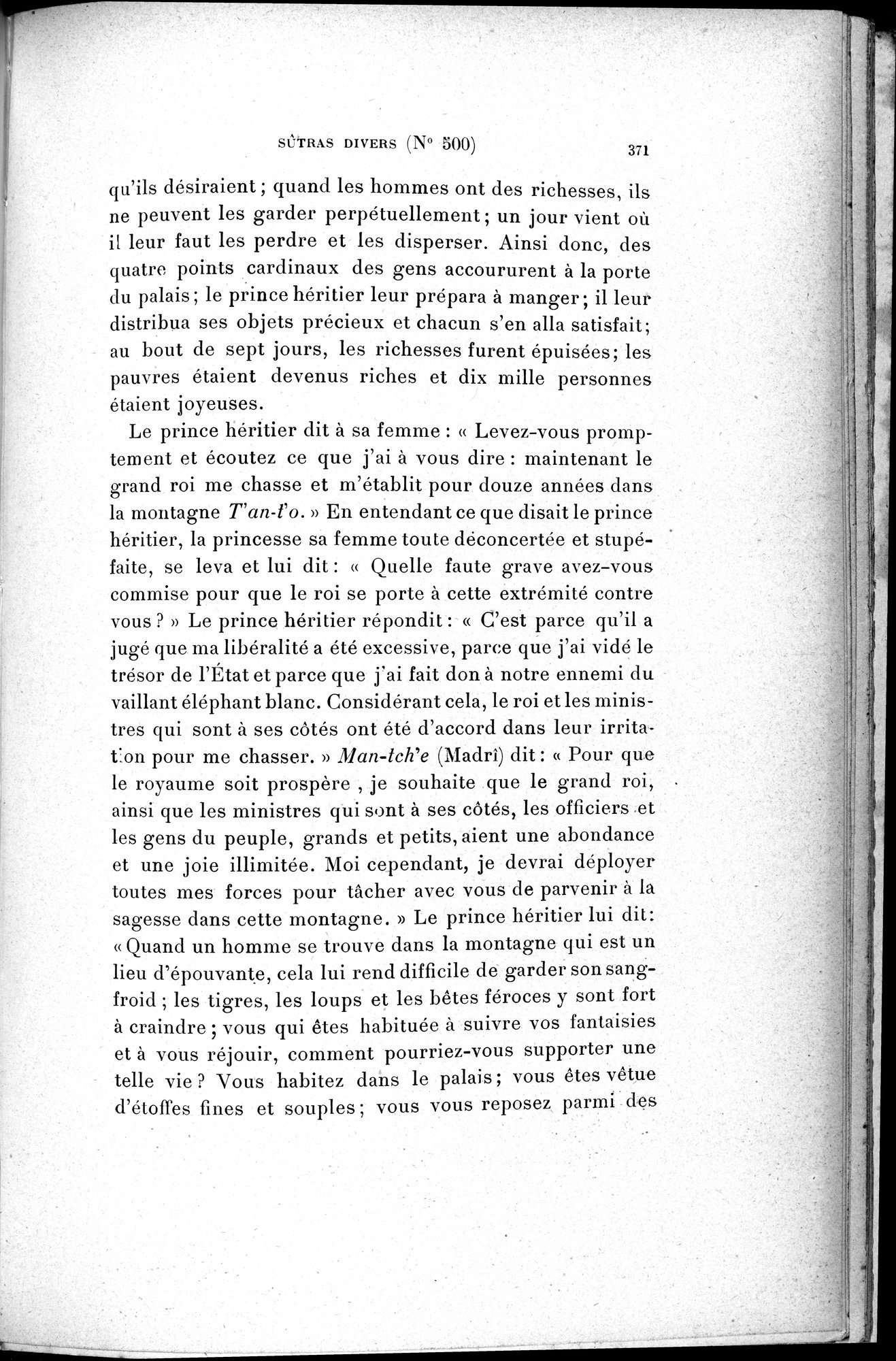 Cinq Cents Contes et Apologues : vol.3 / 385 ページ（白黒高解像度画像）