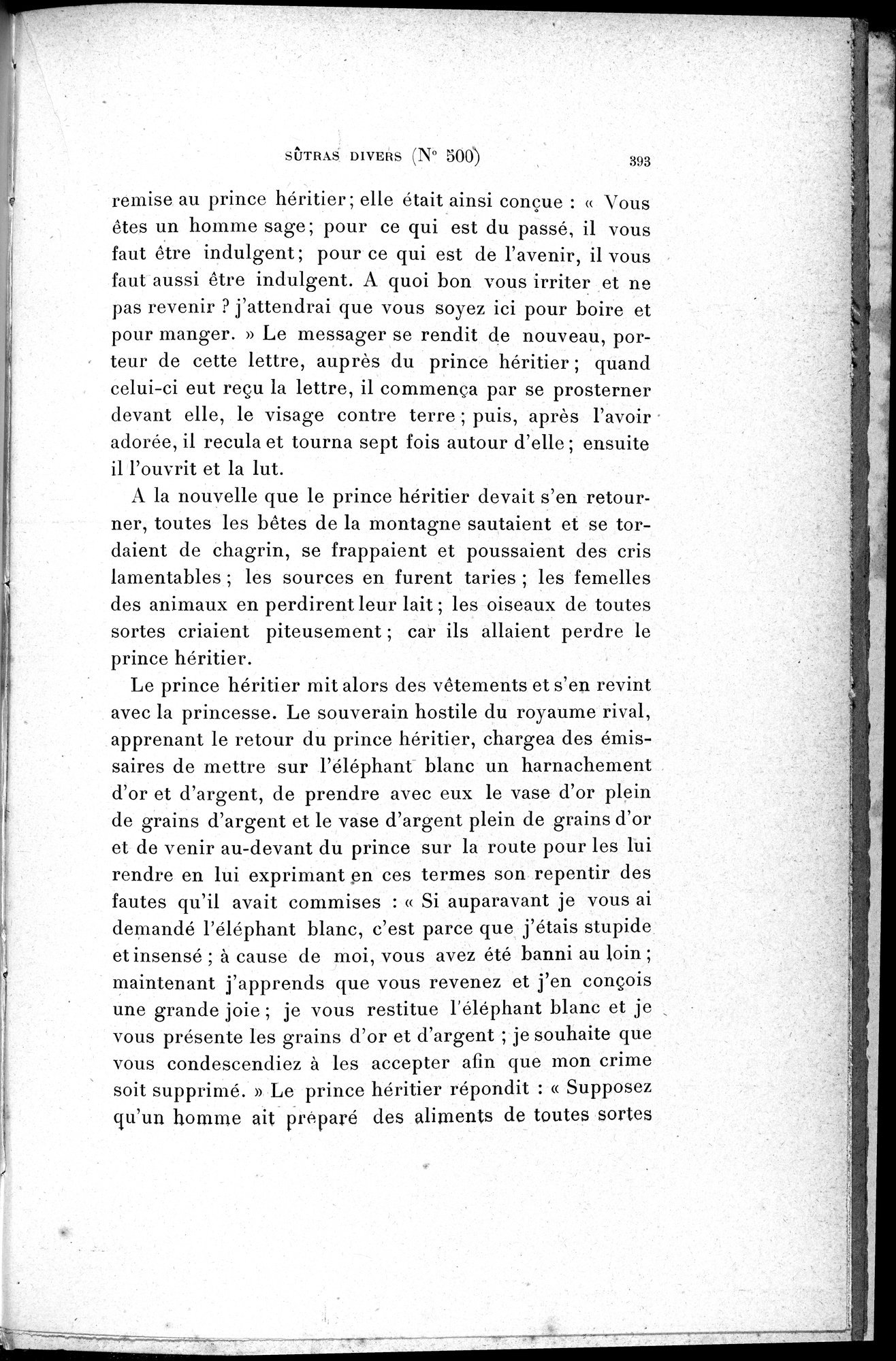 Cinq Cents Contes et Apologues : vol.3 / 407 ページ（白黒高解像度画像）