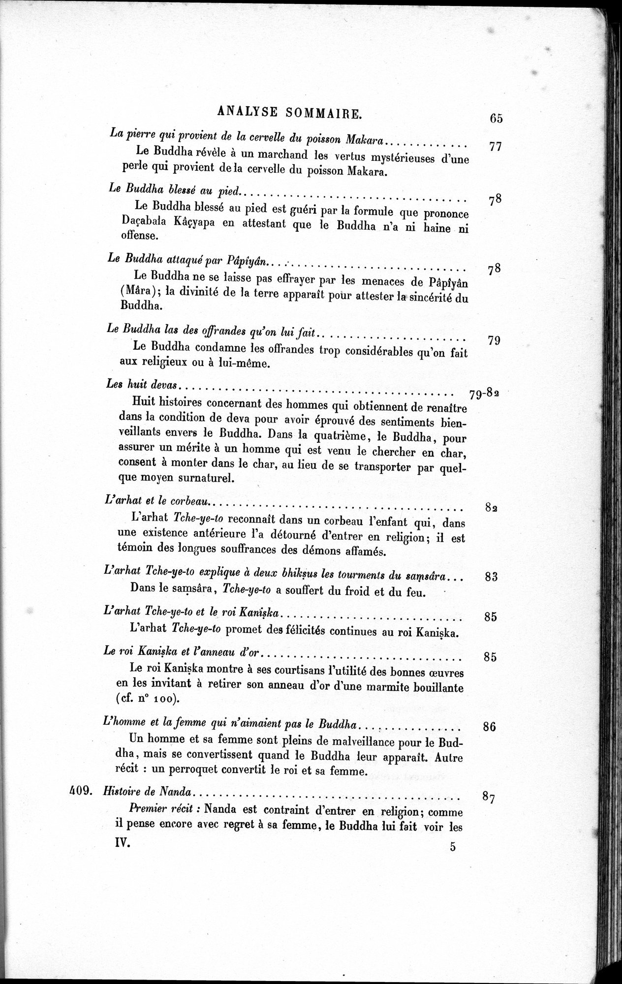 Cinq Cents Contes et Apologues : vol.4 / 85 ページ（白黒高解像度画像）