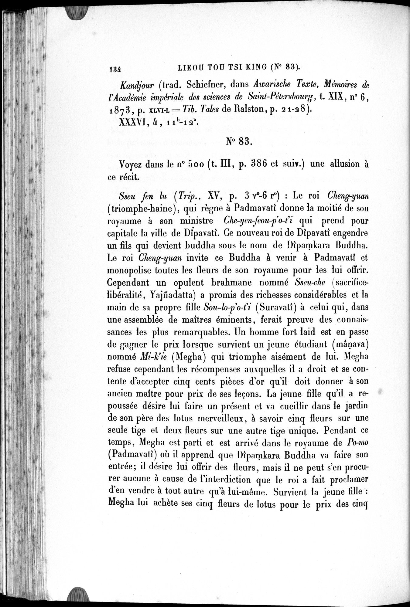 Cinq Cents Contes et Apologues : vol.4 / 154 ページ（白黒高解像度画像）