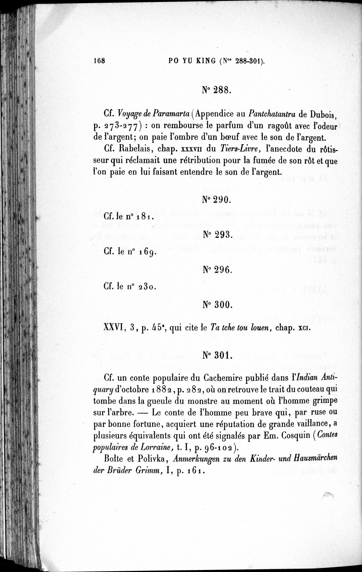 Cinq Cents Contes et Apologues : vol.4 / 188 ページ（白黒高解像度画像）