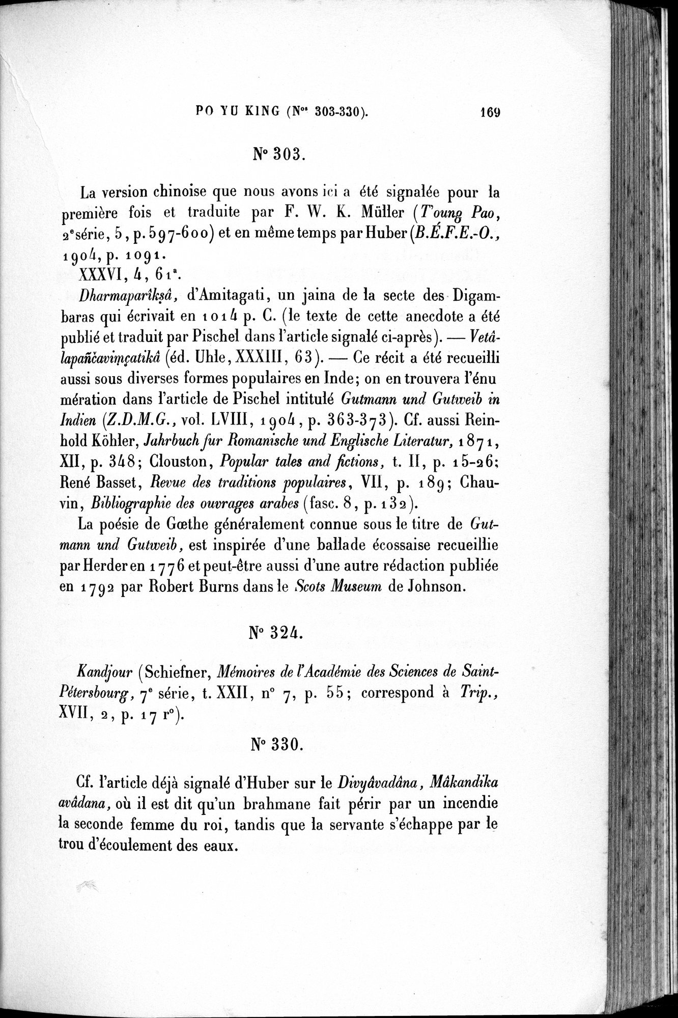 Cinq Cents Contes et Apologues : vol.4 / 189 ページ（白黒高解像度画像）