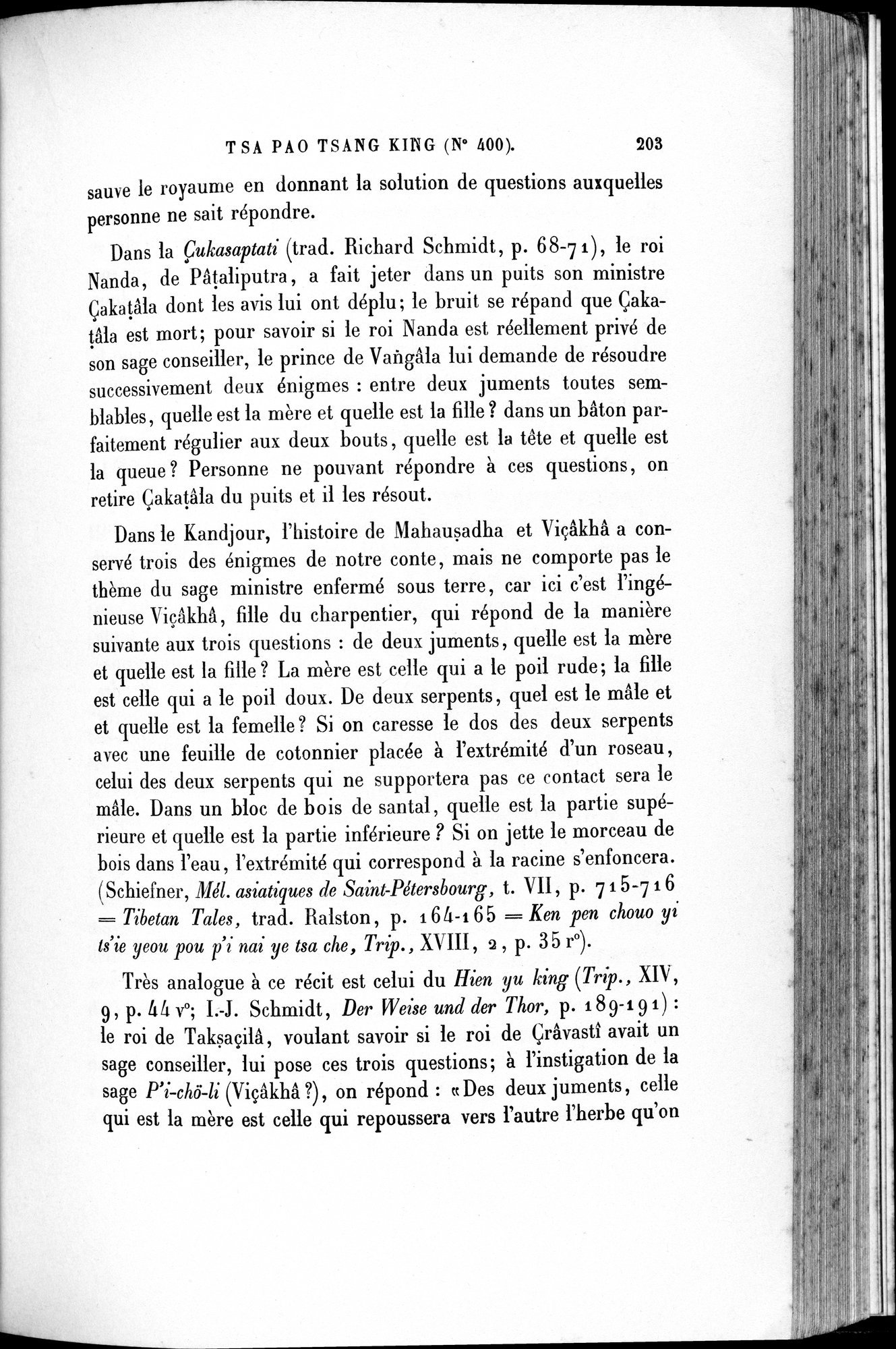 Cinq Cents Contes et Apologues : vol.4 / 223 ページ（白黒高解像度画像）