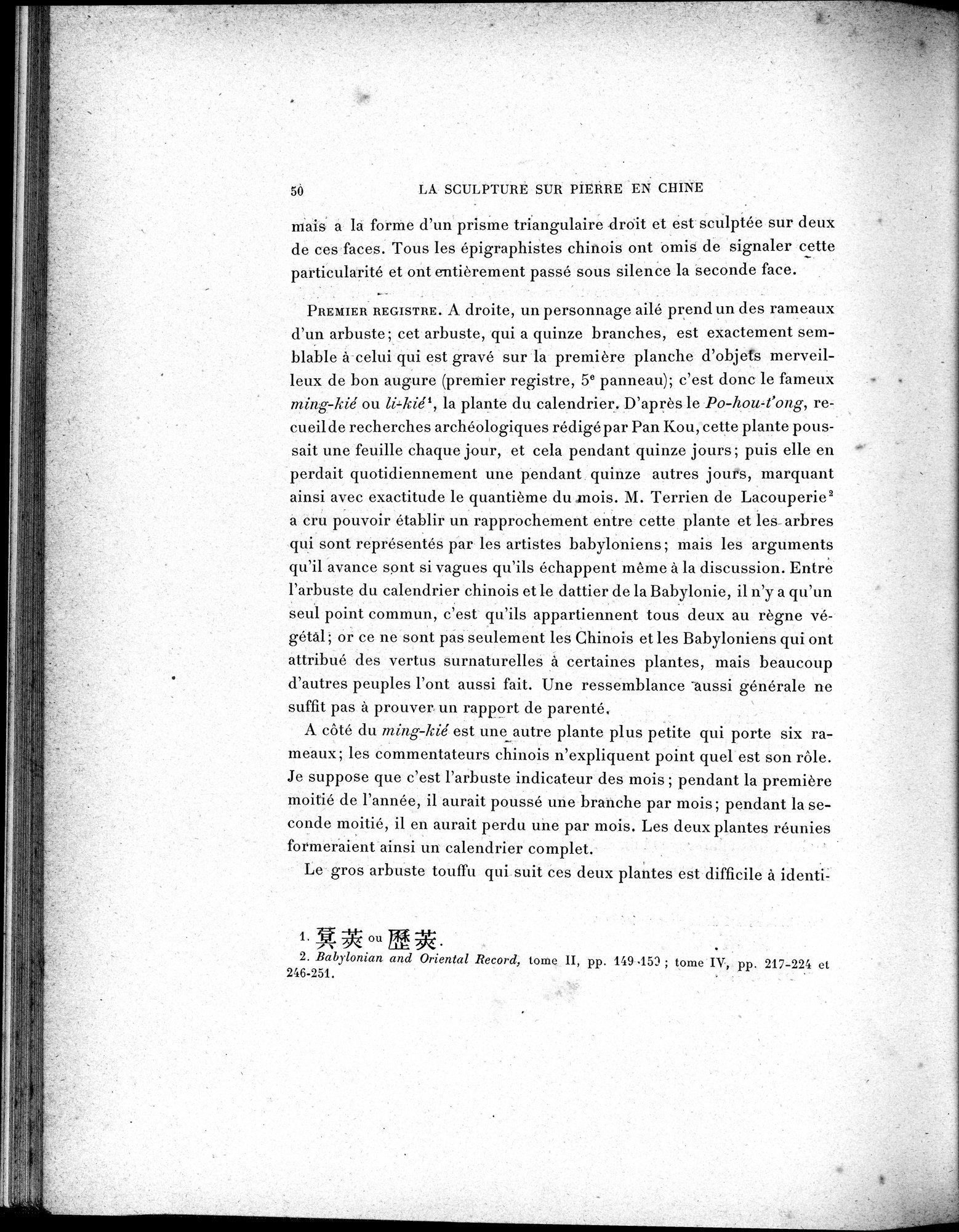 La Sculpture sur Pierre en Chine au Temps des Deux Dynasties Han : vol.1 / 105 ページ（白黒高解像度画像）
