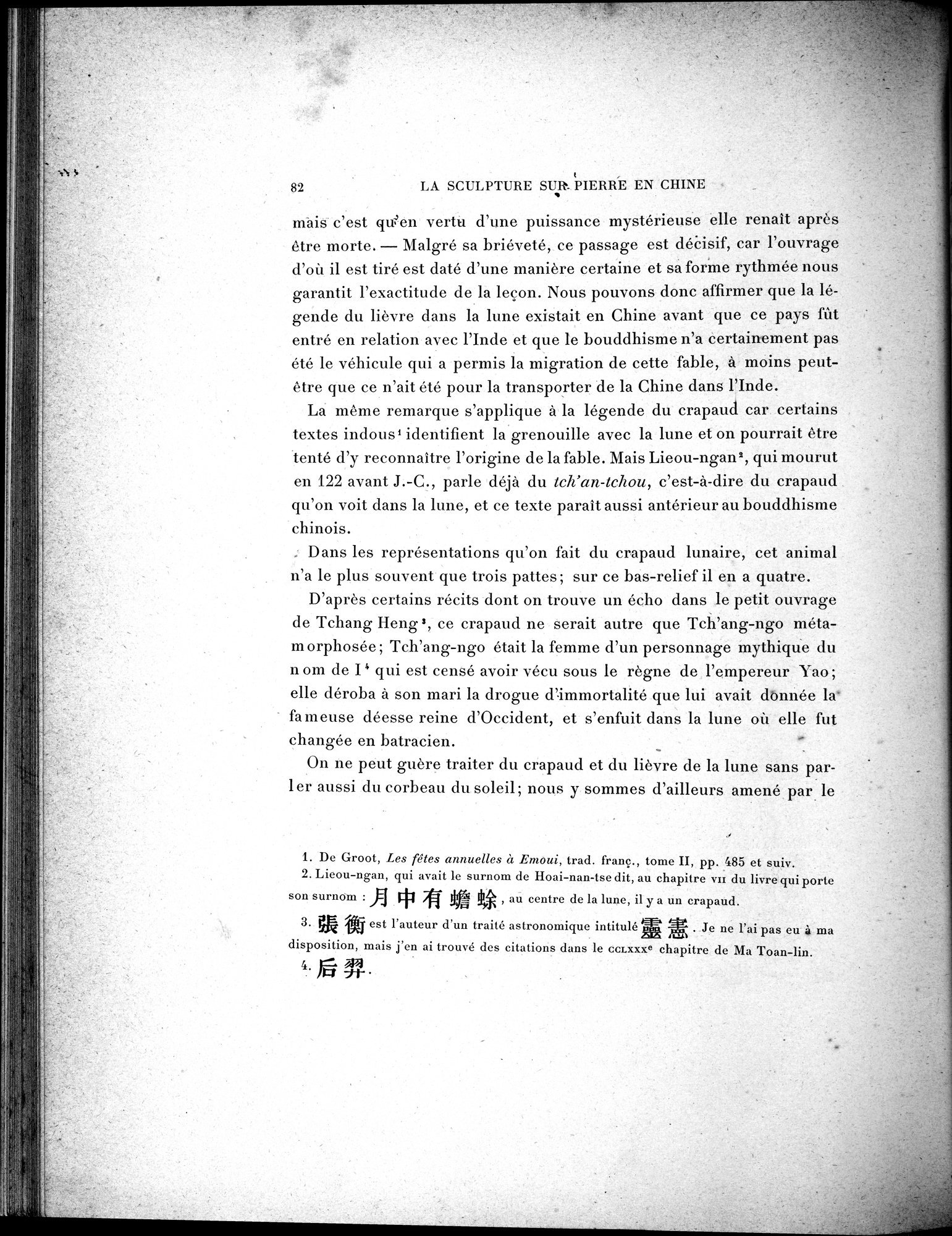 La Sculpture sur Pierre en Chine au Temps des Deux Dynasties Han : vol.1 / Page 137 (Grayscale High Resolution Image)