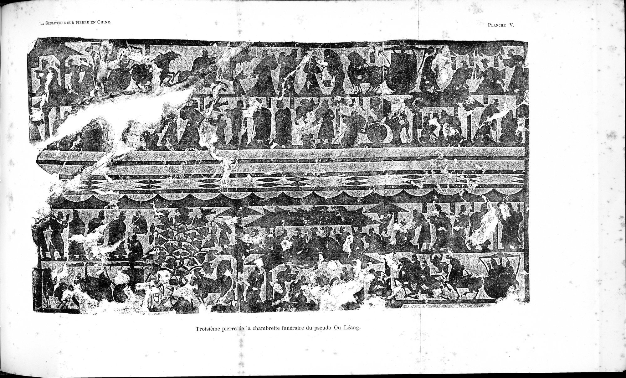 La Sculpture sur Pierre en Chine au Temps des Deux Dynasties Han : vol.1 / 156 ページ（白黒高解像度画像）