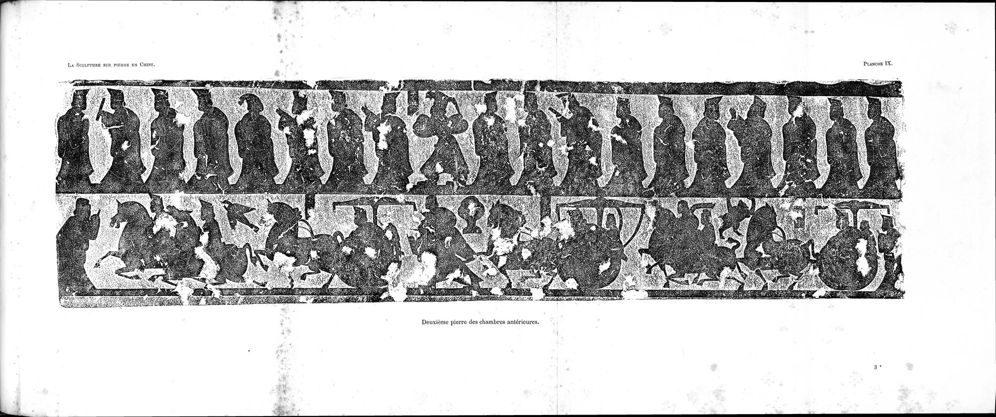La Sculpture sur Pierre en Chine au Temps des Deux Dynasties Han : vol.1 / 168 ページ（白黒高解像度画像）