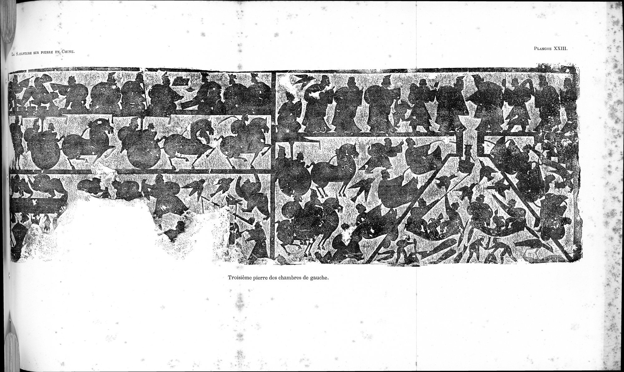 La Sculpture sur Pierre en Chine au Temps des Deux Dynasties Han : vol.1 / 206 ページ（白黒高解像度画像）