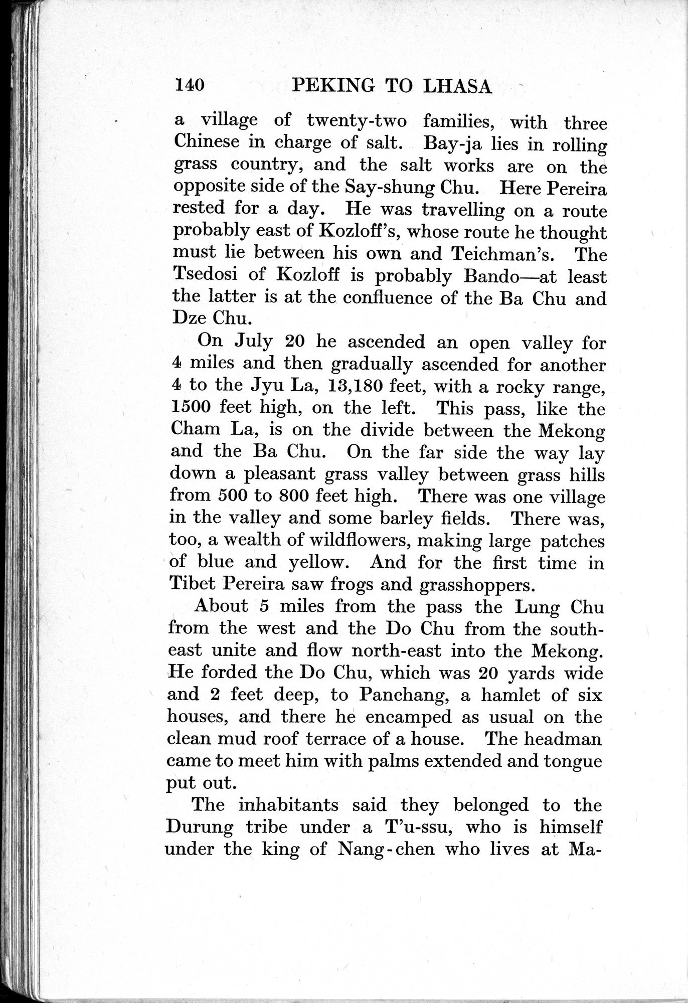 Peking to Lhasa : vol.1 / 186 ページ（白黒高解像度画像）