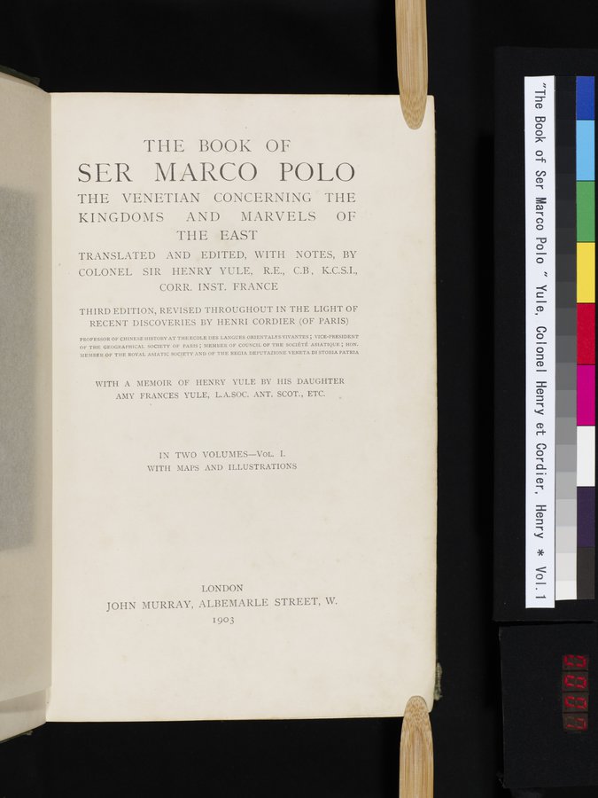 The Book of Ser Marco Polo : vol.1 / 7 ページ（カラー画像）