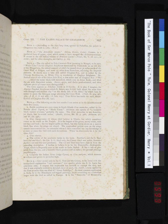 The Book of Ser Marco Polo : vol.1 / 599 ページ（カラー画像）