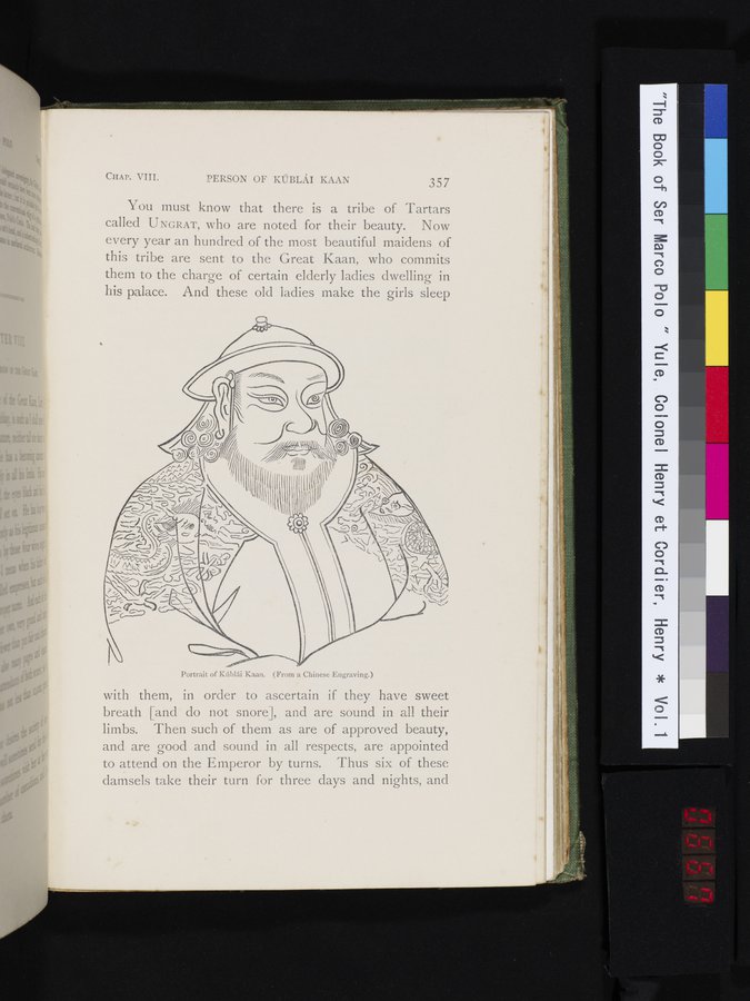 The Book of Ser Marco Polo : vol.1 / 667 ページ（カラー画像）