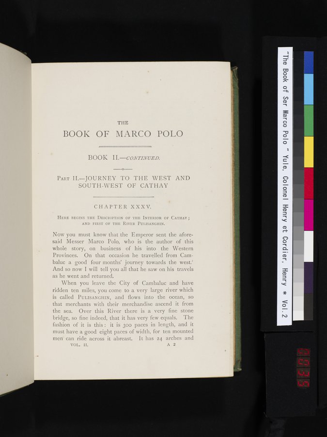 The Book of Ser Marco Polo : vol.2 / 35 ページ（カラー画像）
