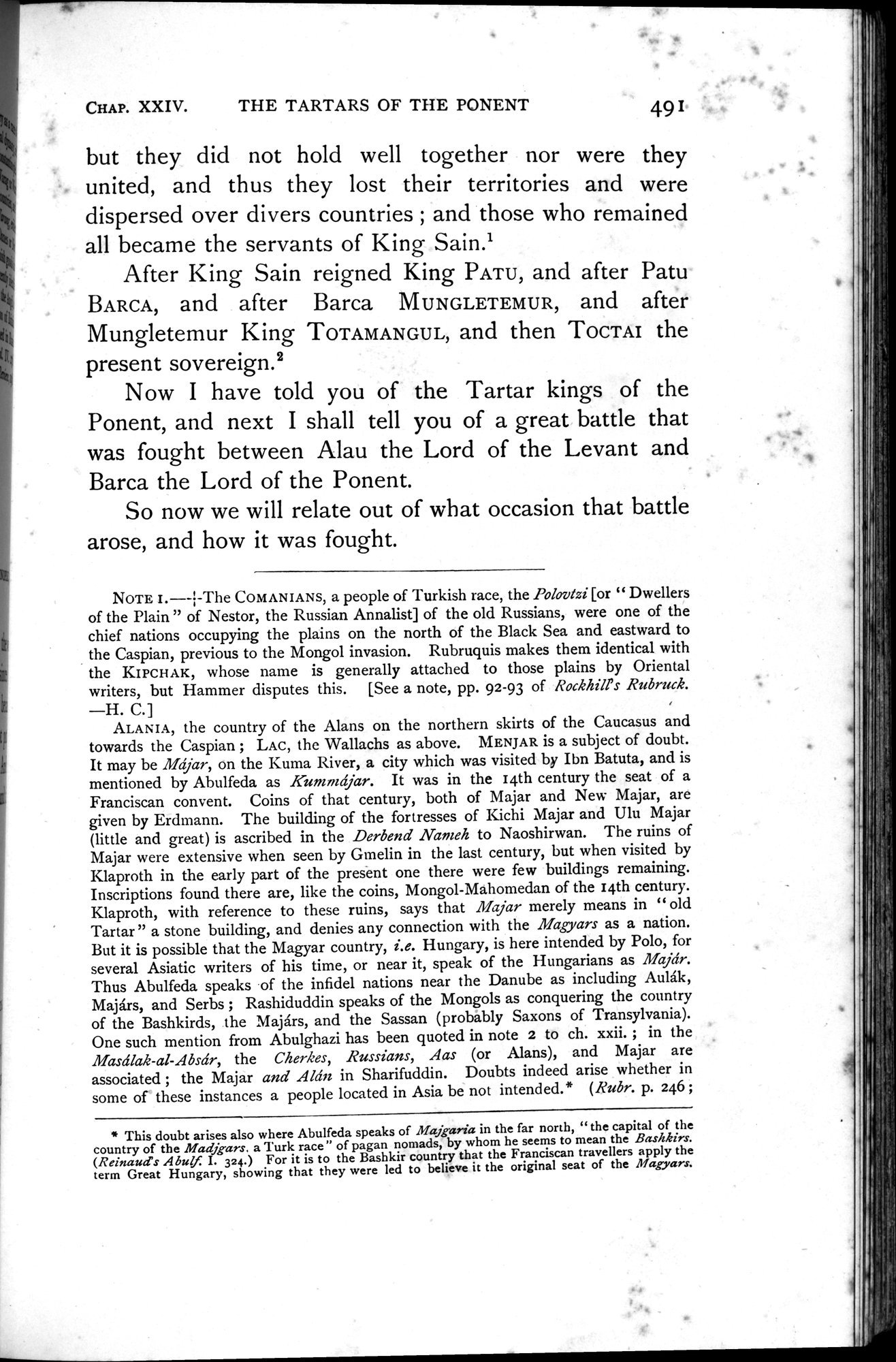 The Book of Ser Marco Polo : vol.2 / Page 553 (Grayscale High Resolution Image)