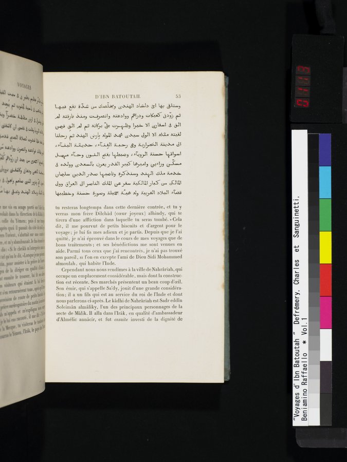 Voyages d'Ibn Batoutah : vol.1 / 113 ページ（カラー画像）