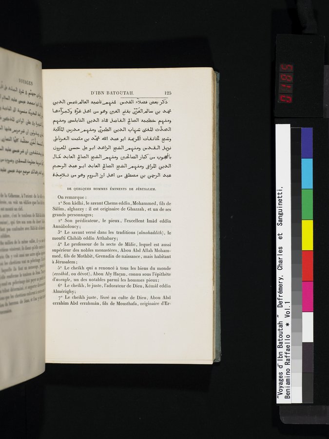 Voyages d'Ibn Batoutah : vol.1 / 185 ページ（カラー画像）