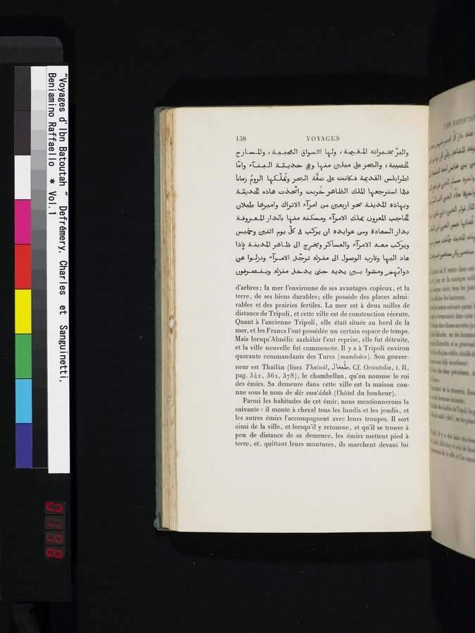 Voyages d'Ibn Batoutah : vol.1 / 198 ページ（カラー画像）